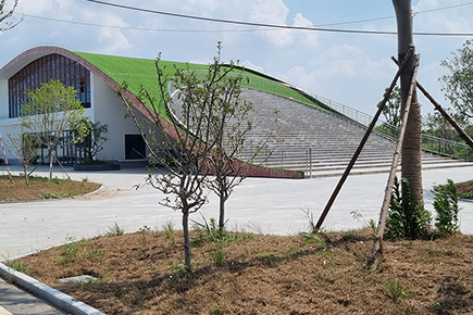 浙江平湖文旅生態(tài)園建筑房頂防水工程