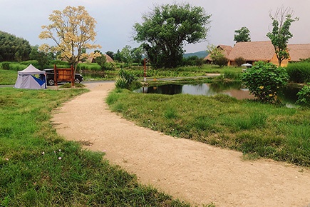 杭州良渚古城遺址公園生態超疏水步道