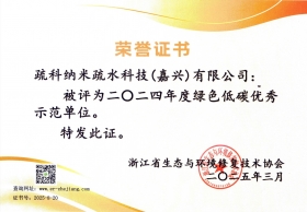 低碳優秀示范單位